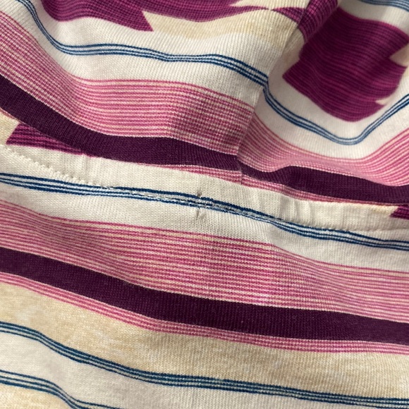 Tea Collection Girl’s Long Sleeve Southwestern Aztec Print Hooded Tunic Size 8 - Picture 6 of 9